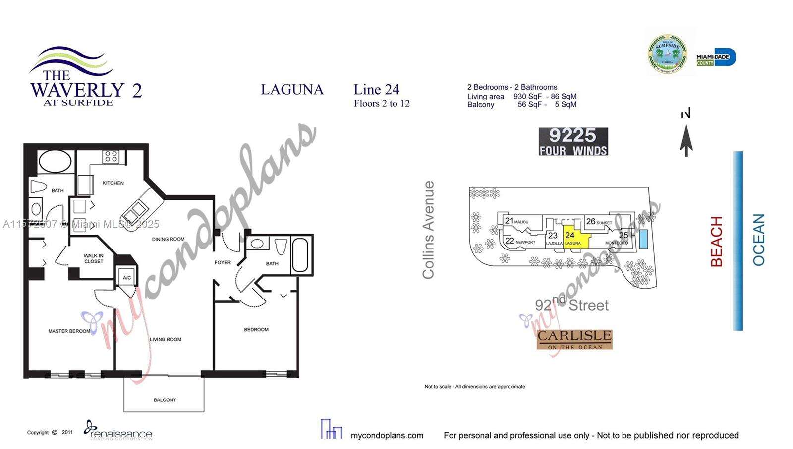The Waverly at 9201 Collins Ave, Surfside, FL 33154 - For Sale photo 19