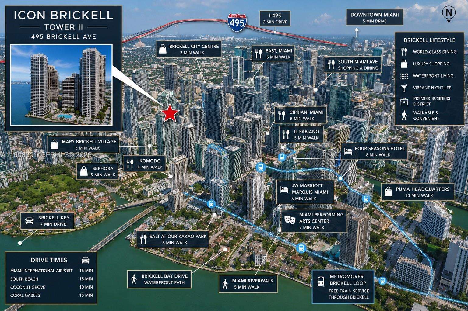 Icon Brickell 2 at 495 Brickell Ave, Miami, FL 33131 - For Sale photo 20