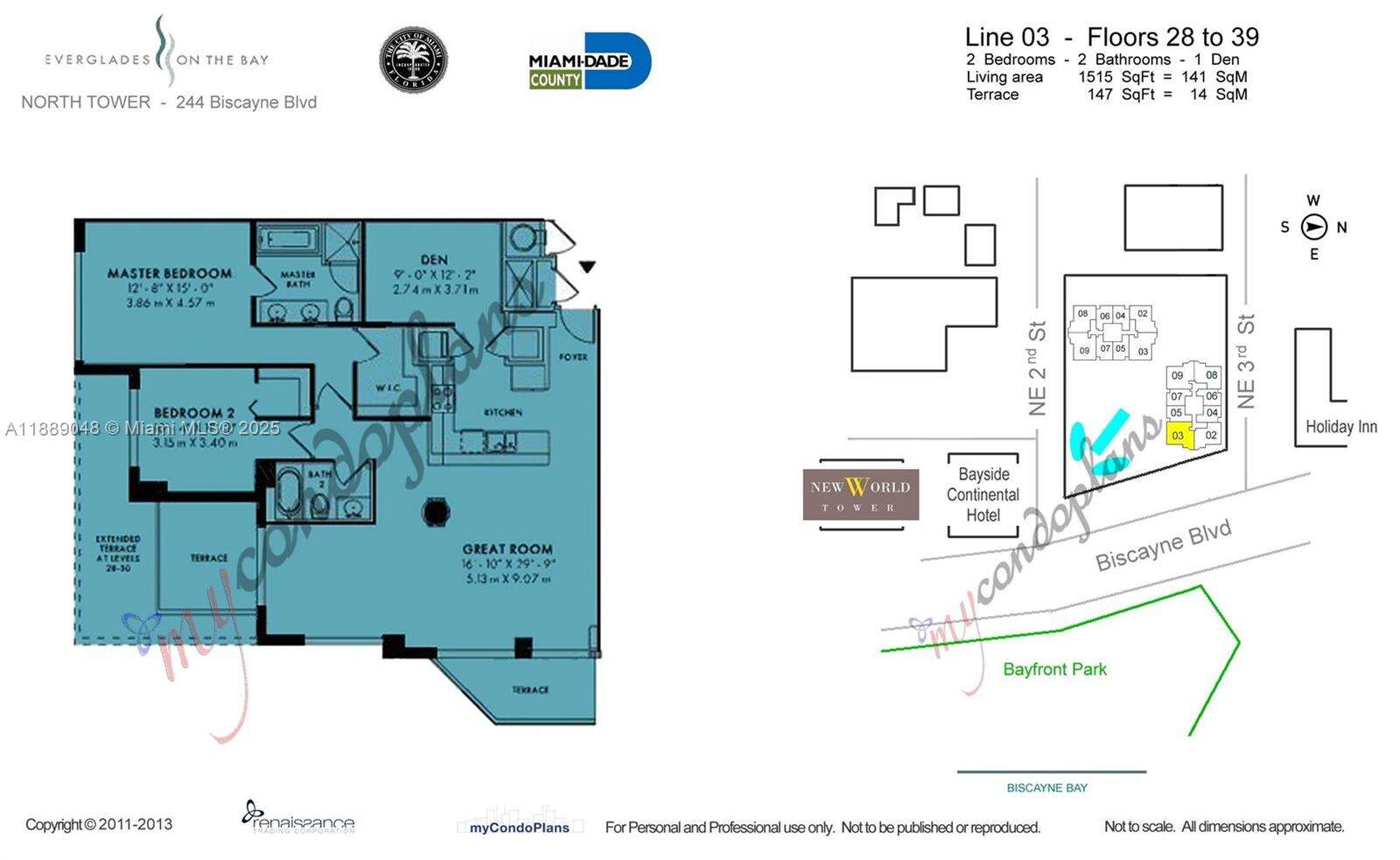 Vizcayne North at 244 Biscayne Blvd, Miami, FL 33132 - For Sale photo 28