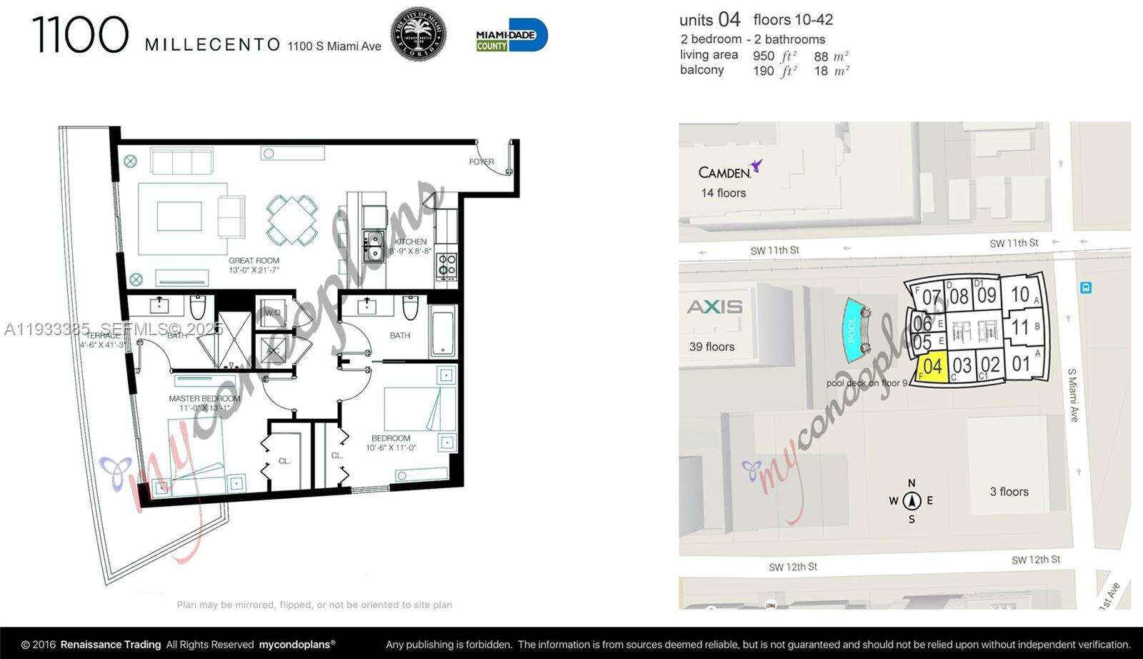 Millecento at 1100 Miami Ave, Miami, FL 33130 - For Sale photo 36