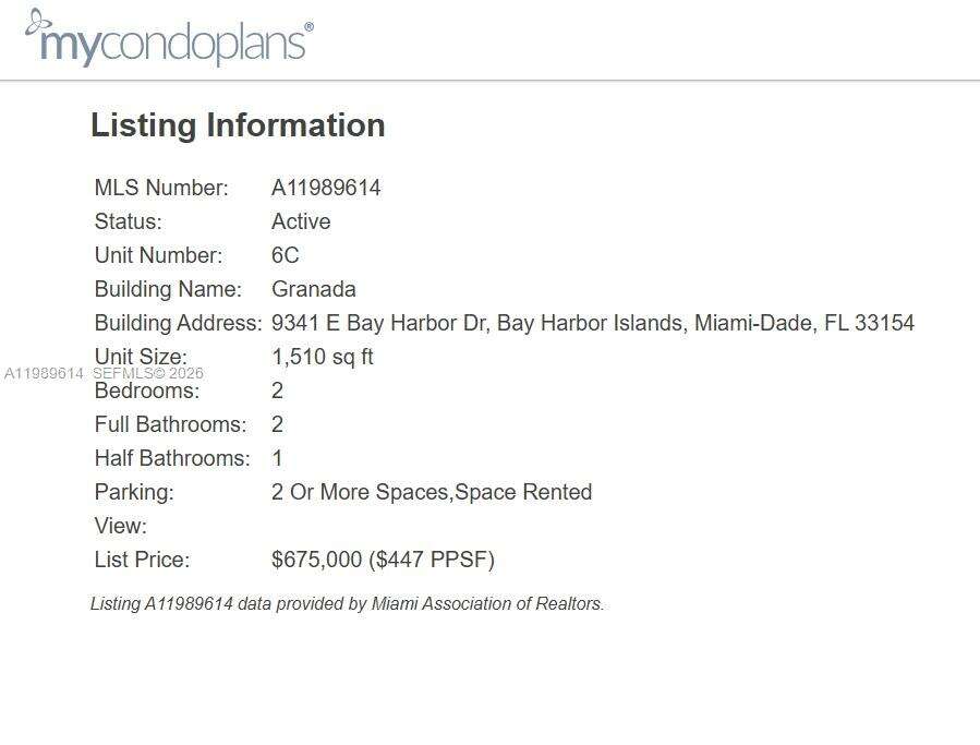 Granada at 9341 Bay Harbor Dr, Bay Harbor Islands, FL 33154 - For Sale photo 26