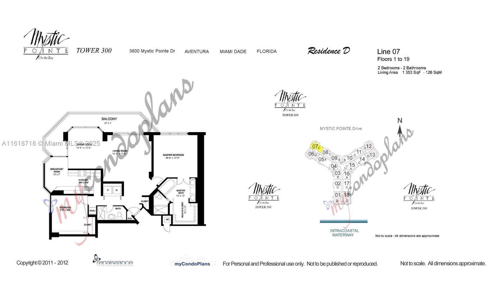 Mystic Pointe 1 at 3600 Mystic Pointe Dr, Aventura, FL 33180 - For Rent photo 3