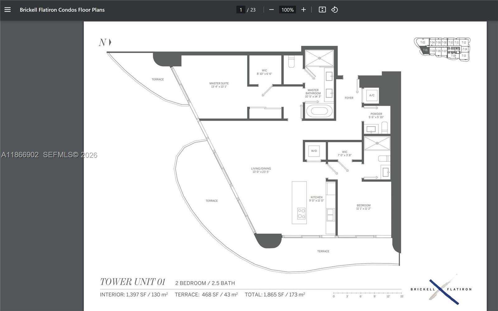 Brickell Flatiron at 1000 Brickell Plz, Miami, FL 33131 - For Rent photo 13