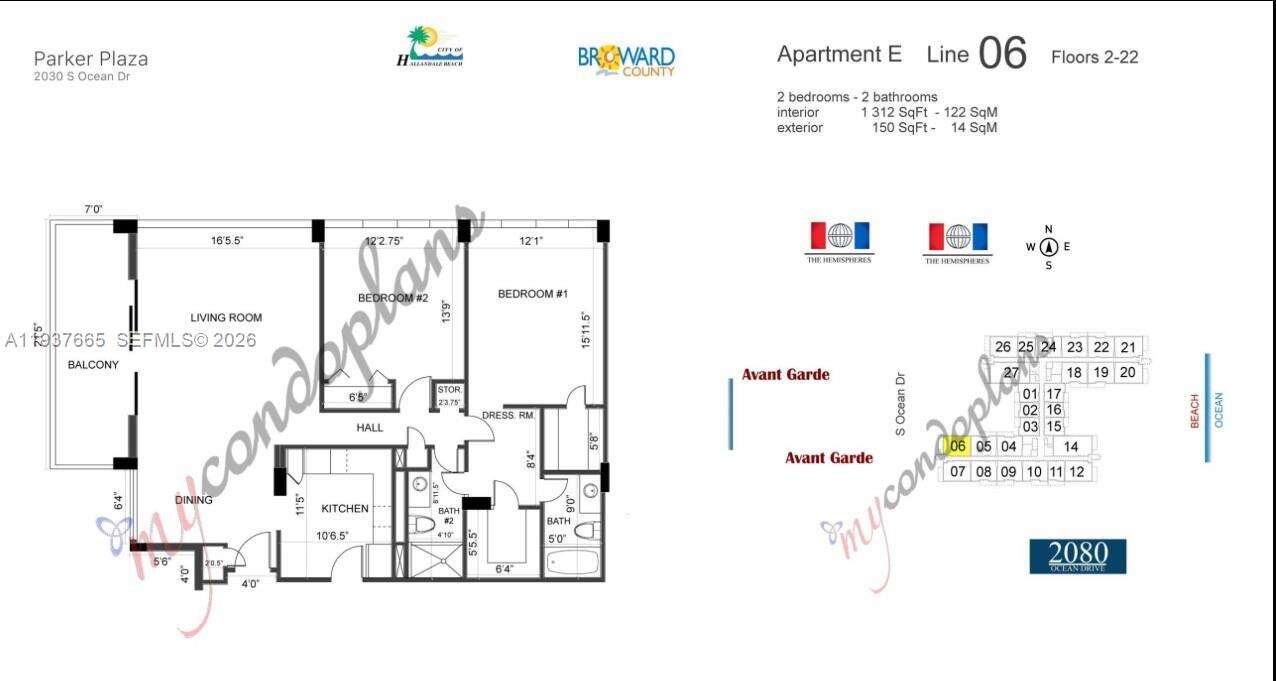 Parker Plaza at 2030 Ocean Dr, Hallandale Beach, FL 33009 - For Rent photo 79
