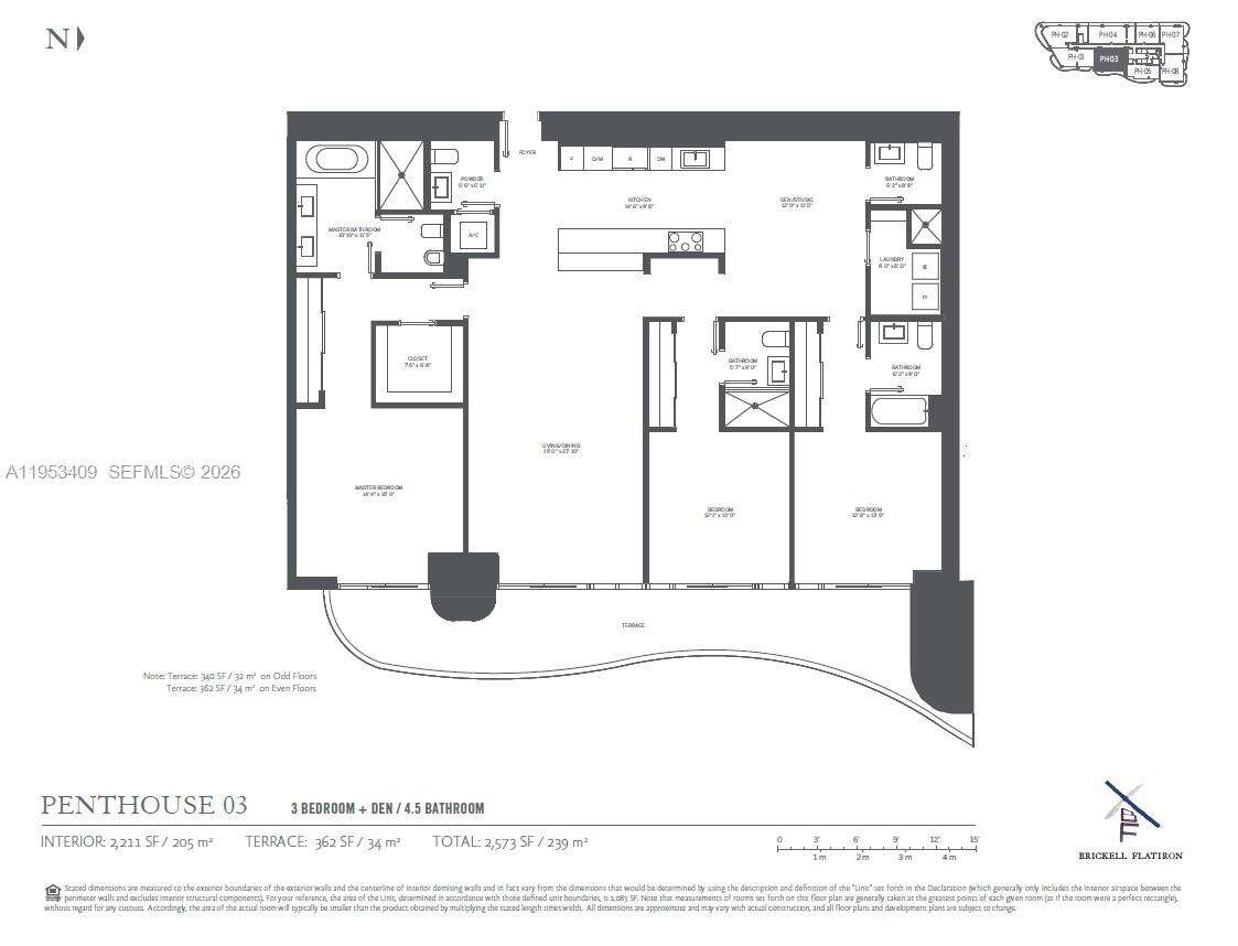 Brickell Flatiron at 1000 Brickell Plz, Miami, FL 33131 - For Rent photo 46