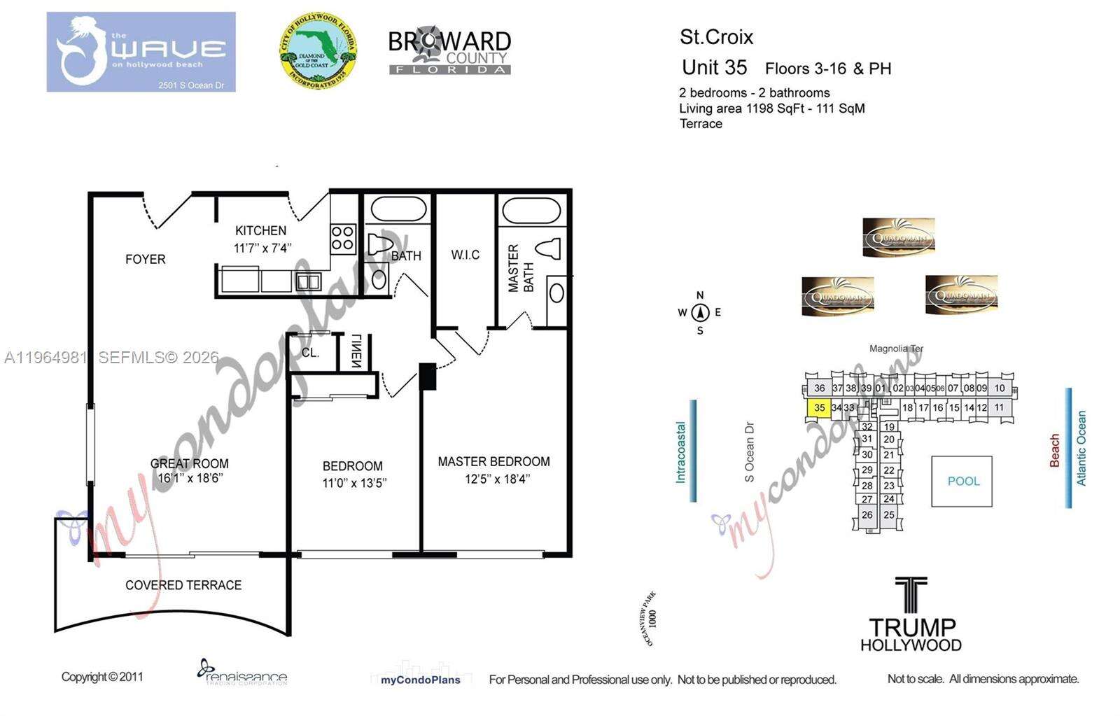 The Wave at 2501 Ocean Dr, Hollywood, FL 33019 - For Rent photo 43