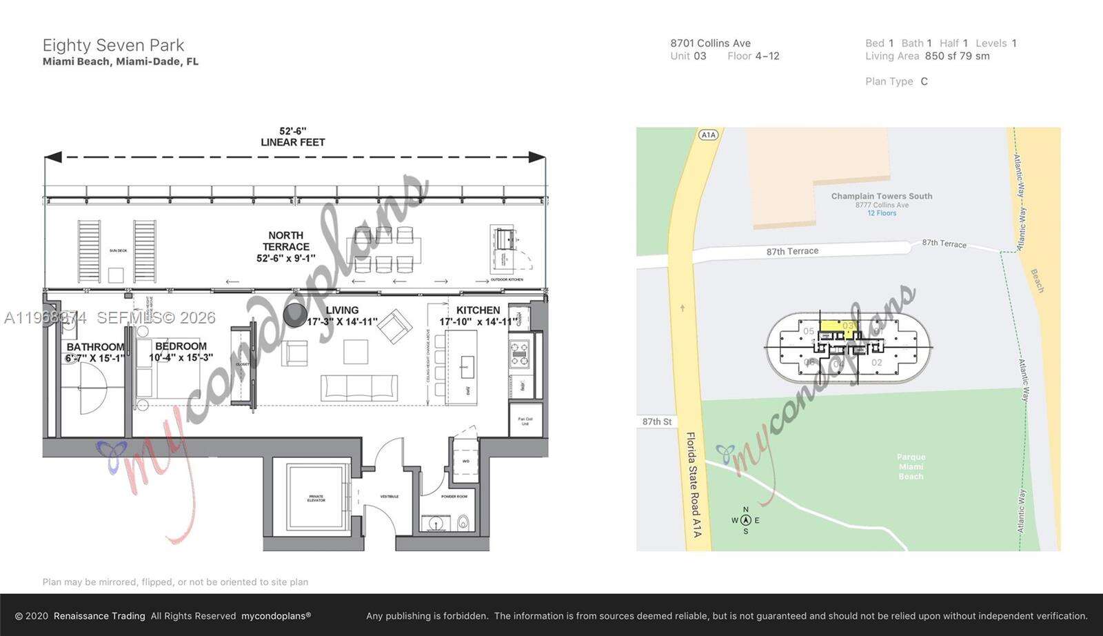 Eighty Seven Park at 8701 Collins Ave, Miami Beach, FL 33154 - For Rent photo 34