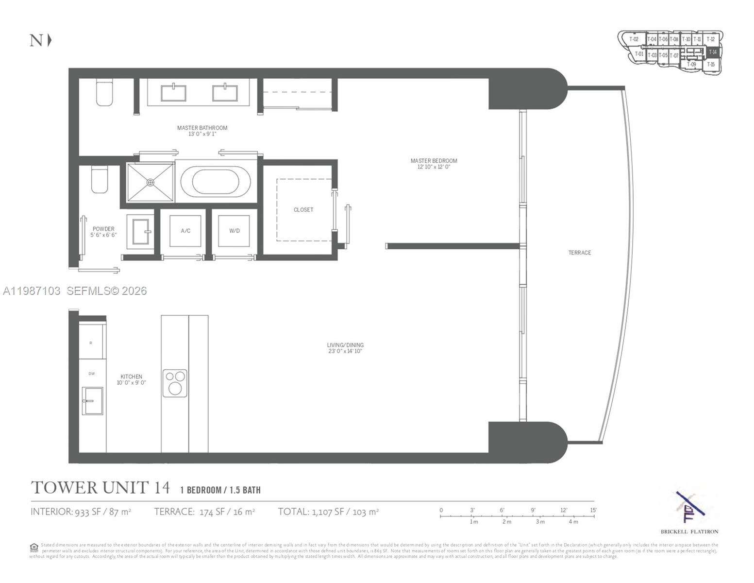Brickell Flatiron at 1000 Brickell Plz, Miami, FL 33131 - For Rent photo 28
