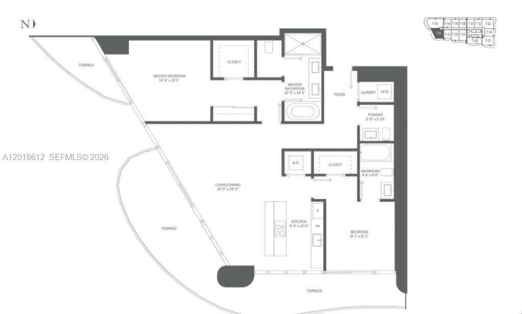 Brickell Flatiron at 1000 Brickell Plz, Miami, FL 33131 - For Rent photo 16