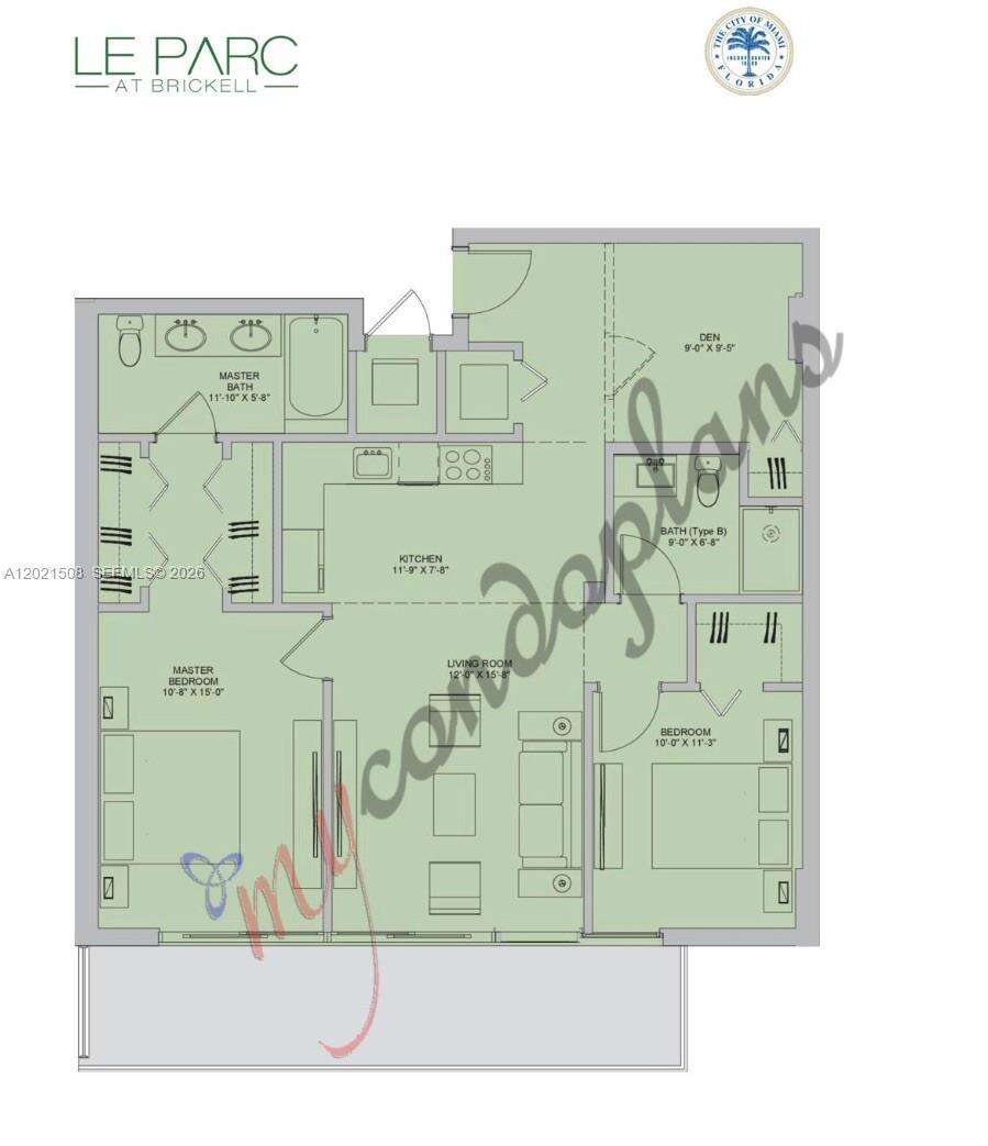 Le Parc At Brickell at 1600 1 Ave, Miami, FL 33129 - For Rent photo 3