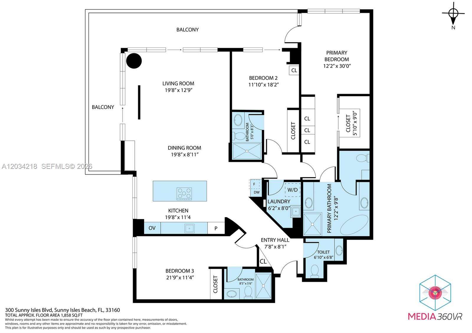Parque Towers at 300 Sunny Isles Blvd, Sunny Isles Beach, FL 33160 - For Rent photo 93