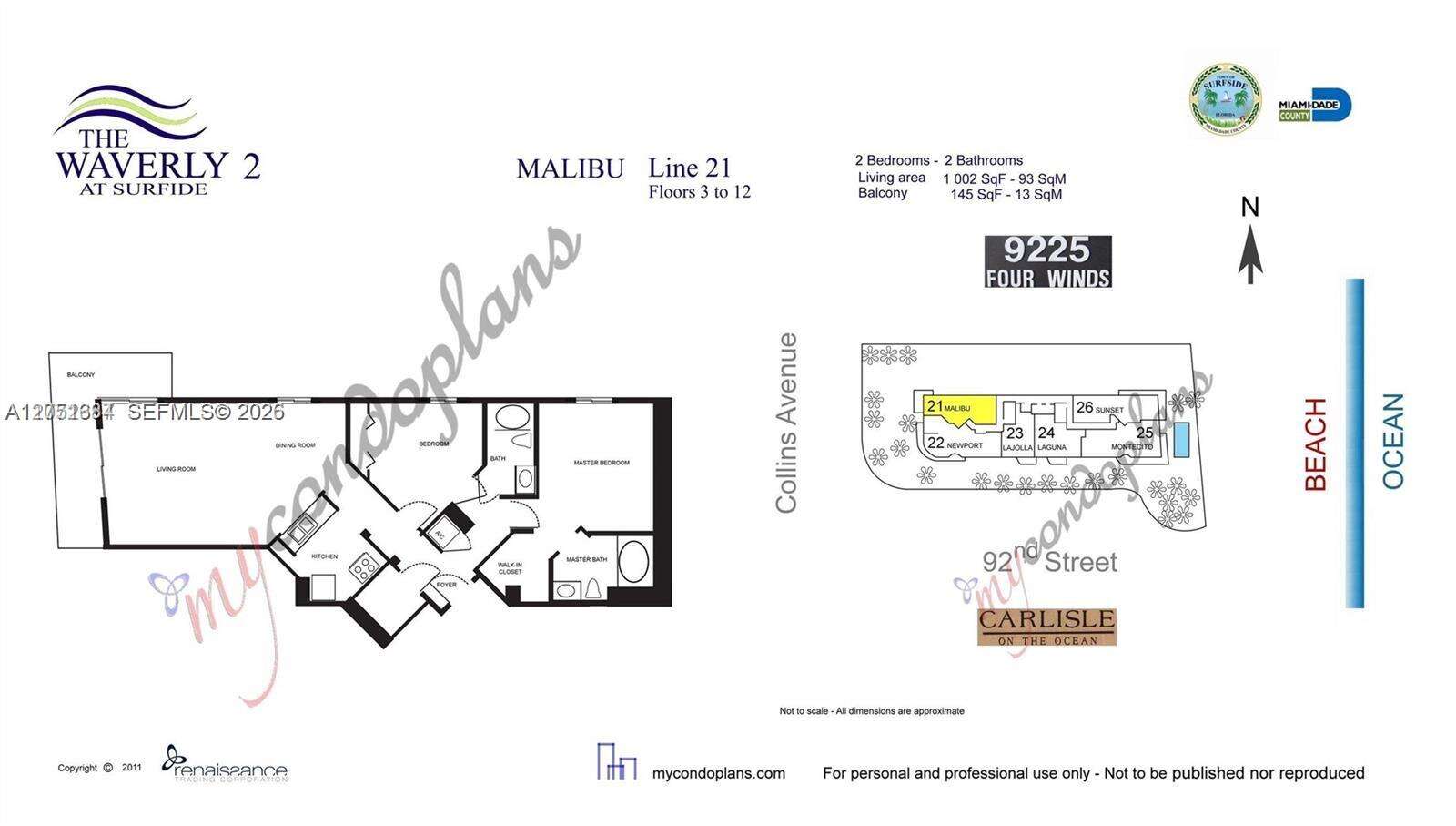 The Waverly at 9201 Collins Ave, Surfside, FL 33154 - For Rent photo 28