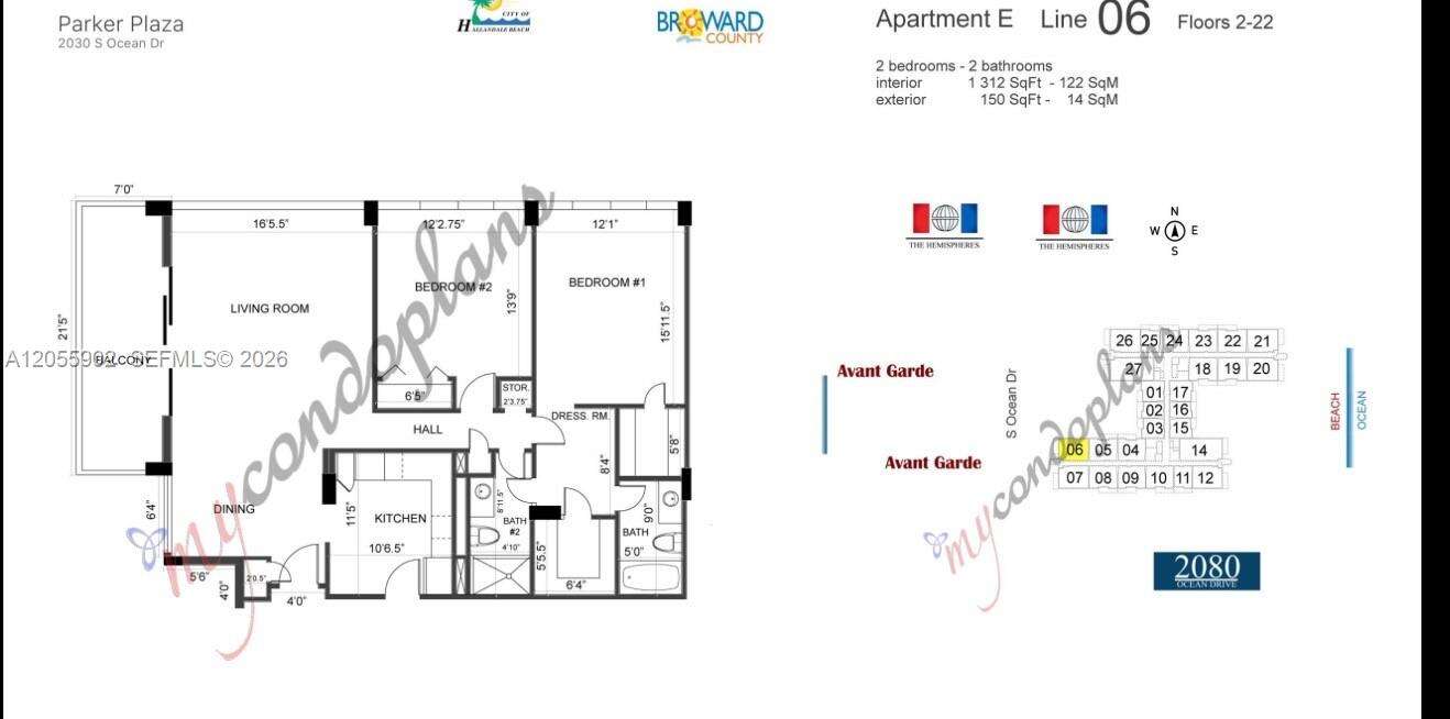 Parker Plaza at 2030 Ocean Dr, Hallandale Beach, FL 33009 - For Rent photo 34