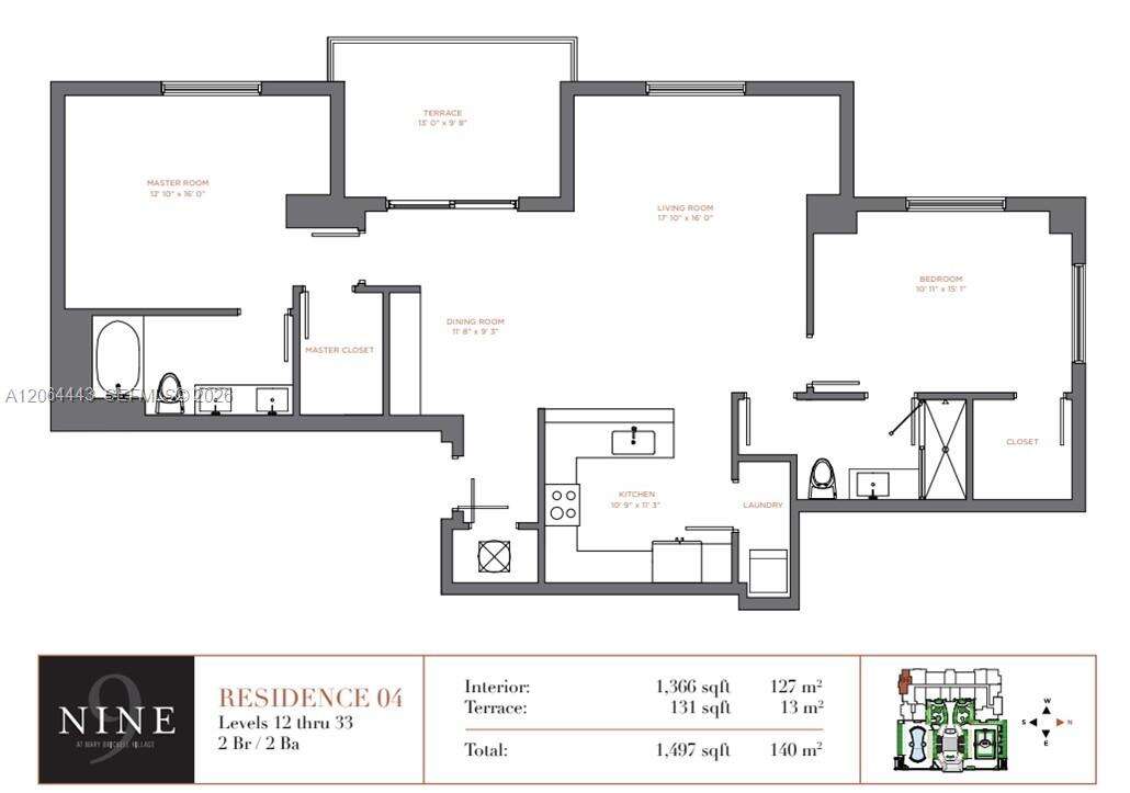 Nine At Mary Brickell Village at 999 1 Ave, Miami, FL 33130 - For Rent photo 22